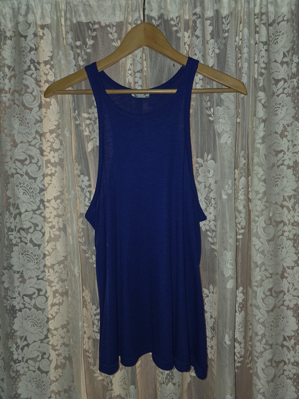 Free People - Royal Blue - Racerback Flowy Tank Top